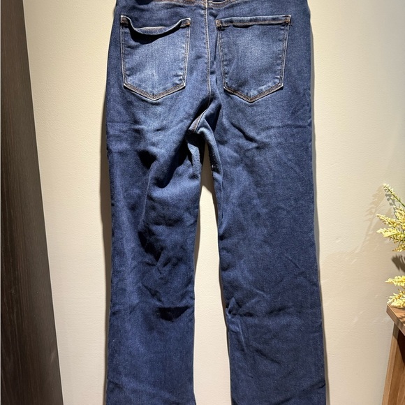 Wax Jean Women's Blue Distressed Boot Cut Jeans - Picture 5 of 9